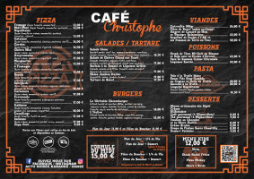 Cafe Christophe menu