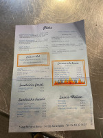 Blanc Bleu menu