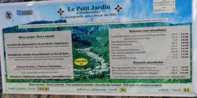 Le Petit Jardin food