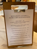 Brasserie Le Sapet menu