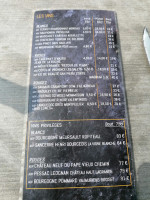 La Cremaillere menu