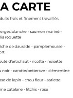 Montcalm menu