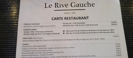 Le Rive Gauche food