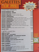 Le Central Brasserie Pizzeria Creperie menu