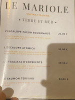 Le Comptoir A Pizzas menu