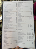 Le Soleil D'Or menu