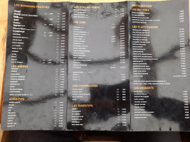 Les Carlines menu