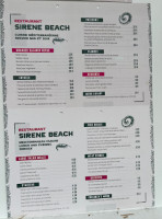 Sirene Beach food