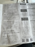 Bianco menu