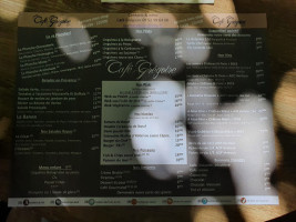 Le Grand Cafe Gregoire menu