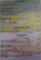 Le Villageois menu