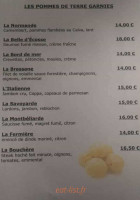 Le Villageois menu