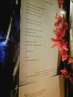 Vivant menu