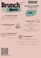 Nataly's Cafe menu