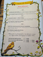 La Halle Paysanne menu