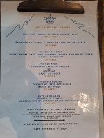 La Cocotte Bleue menu