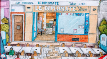 Le Diplomate food