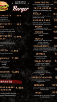 H Burger menu