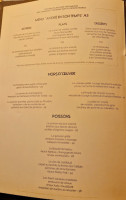 Le 7, Bistrot Chic menu