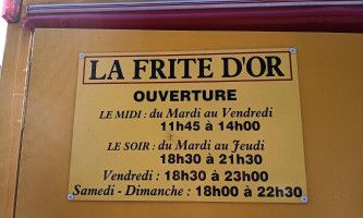 La Frite D'or food