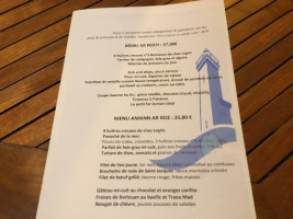 La Corniche menu