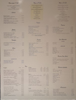 Cabanon Le menu