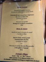 La Meuniere menu