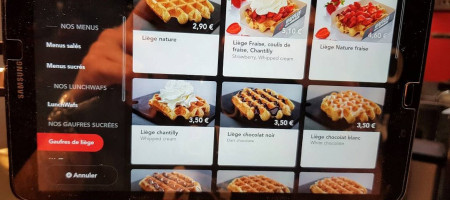 Waffle Factory food