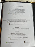 Peniche Le Grand Bleu menu