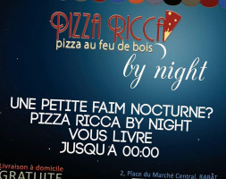 Pizza Ricca food