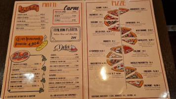 La Focaccia menu