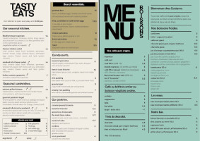 Coutume Café menu