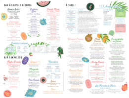 Le Paradis Du Fruit menu