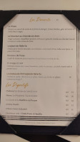 Hotel du Phare menu