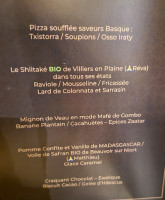 Plaisir des Sens menu