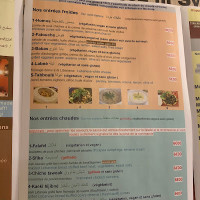 Le Falafel menu