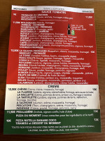 Pizza Folli's menu