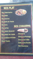 Abou Taha menu