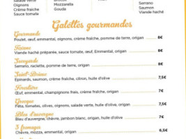 Crêperie Elo menu