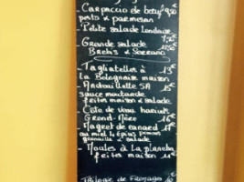 Bar du Marché menu