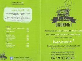 Snack Le Faim Gourmet menu