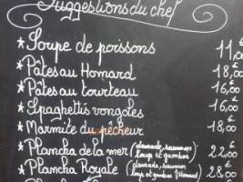 Le Cyrnos menu