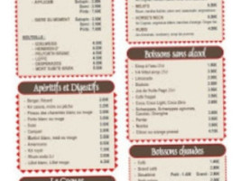 La Mie Caline menu