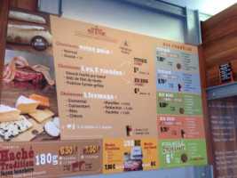 Sandwicherie Made in France Lille menu