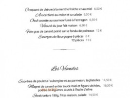 Le Petit Carillon menu