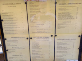 Le Boubou menu