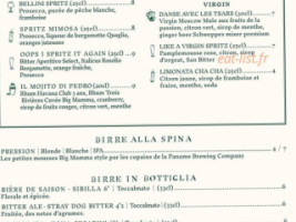 Pizzeria Popolare menu