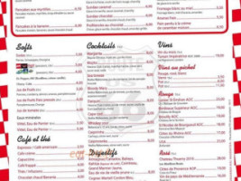 Le Fil Rouge Cafe menu