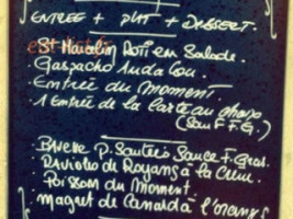 Les Bougresses menu