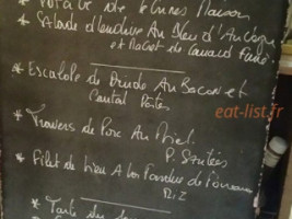 Le Boui Boui menu